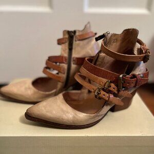 A.S.98 Stack Sabbia Ankle Boots